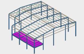 Architectural and structural BIM model